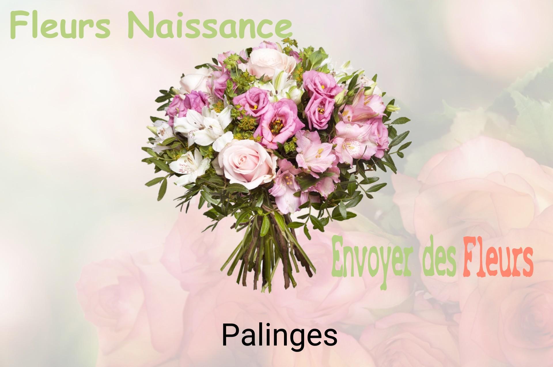 Bouquet de fleurs de naissance livré à Palinges